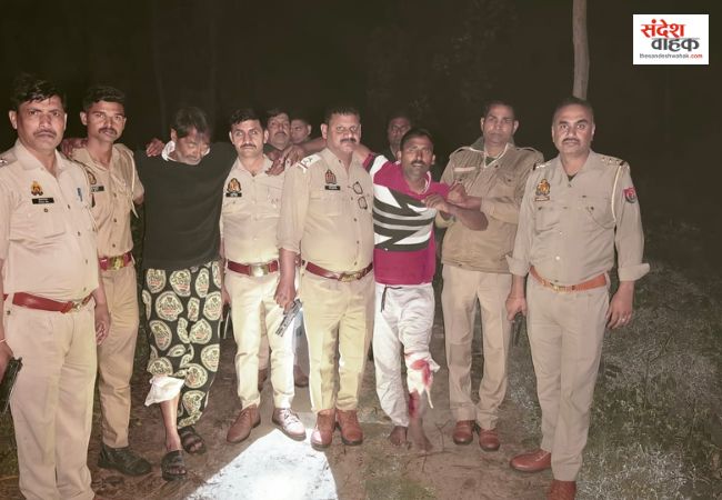 Bareilly News: भोजीपुरा पुलिस ने 2 शातिर गौकशों को दबोचा, मुठभेड़ में दोनों बदमाशों घायल