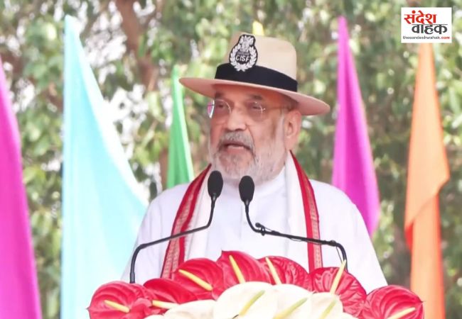 कटक में CISF के स्थापना दिवस पर अमित शाह का ऐलान, 31 मार्च तक देश से खत्म हो जाएगा नक्सलवाद