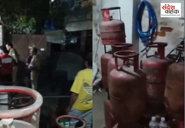 Hapur News: गैस किल्लत के बीच सिलेंडरों का अवैध स्टॉक बरामद, एजेंसियों पर पुलिस का पहरा