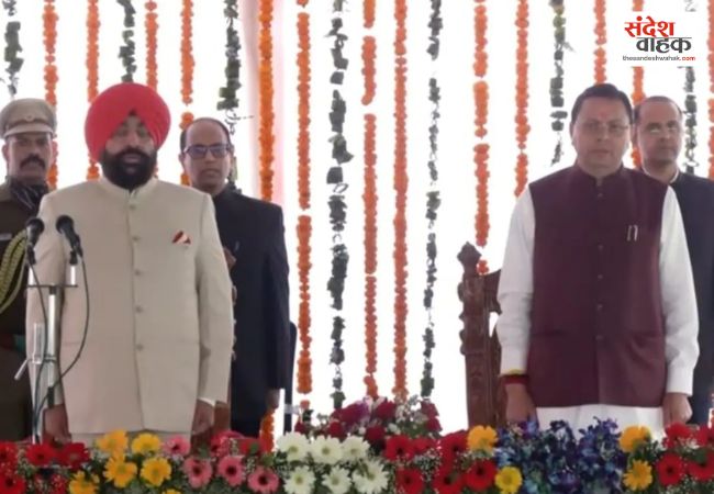 धामी कैबिनेट का हुआ विस्तार, पांच विधायकों ने ली मंत्री पद की शपथ