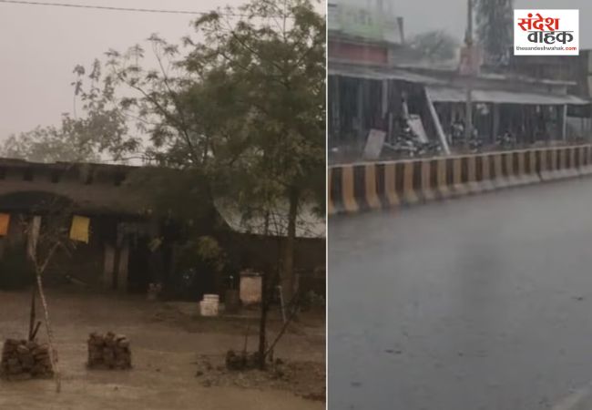 यूपी में मौसम ने ली करवट, लखनऊ समेत कई जिलों में झमाझम बारिश, ओलावृष्टि ने बढ़ाई किसानों की धड़कनें