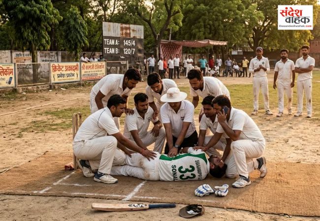 यूपी में क्रिकेट खेलते समय दो युवकों की हार्ट अटैक से मौत, परिवारों में मचा कोहराम