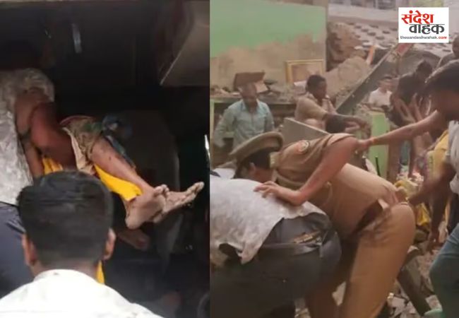 Varanasi News: सिलेंडर ब्लास्ट से जमींदोज हुआ मकान, मलबे में दबकर सगे भाई-बहन की मौत, मां की हालत नाजुक