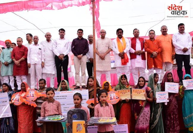 बांसी: 'नवनिर्माण के 9 वर्ष' पर बोले विधायक जय प्रताप सिंह- जनकल्याण ही सरकार की प्राथमिकता