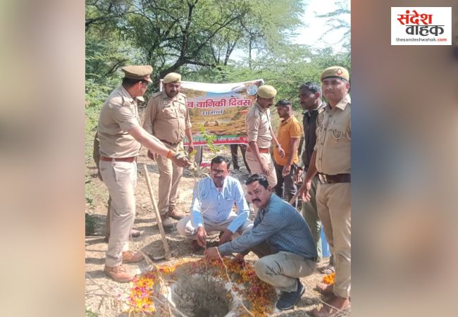 Bareilly News: सेंधा वन खंड में गूंजा पर्यावरण संरक्षण का संकल्प, रोपे गए फलदार और औषधीय पौधे