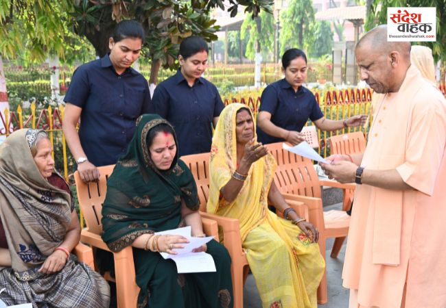 विशेष टीम गठित कर हो जमीनी विवादों का निस्तारण: सीएम योगी