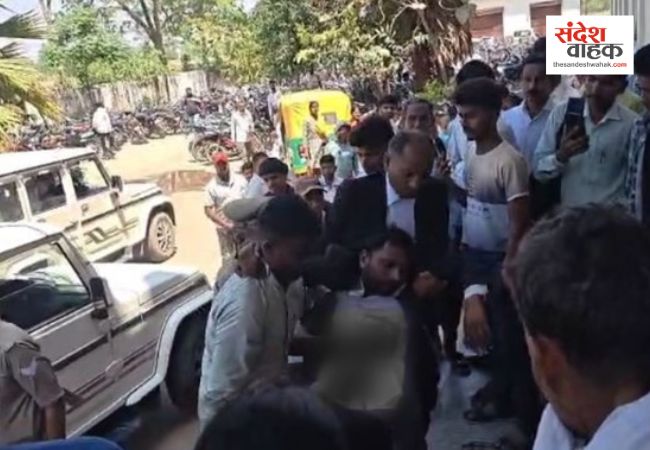 लखीमपुर खीरी कचहरी में खूनी संघर्ष, वकील ने चचेरे भाई के सीने में उतारी गोली, मची भगदड़