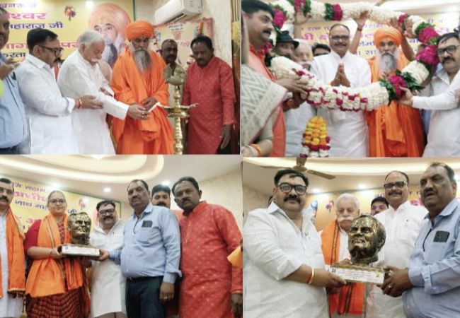 Lucknow News: राज्यसभा सांसद पूज्य बालयोगी उमेशनाथ जी महाराज का भव्य स्वागत