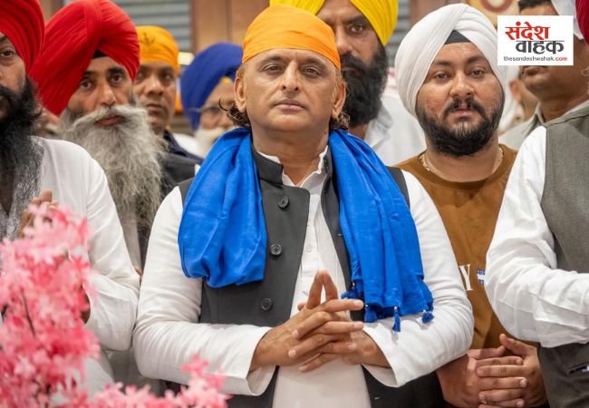 Lucknow News: गुरुद्वारा दरबार साहिब पहुंचे अखिलेश यादव, बैसाखी पर प्रदेशवासियों को दी बधाई