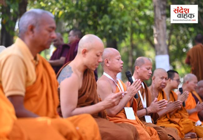 कुशीनगर: युद्ध के शोर में बुद्ध की शांति ही एकमात्र रास्ता, अंतरराष्ट्रीय बुद्धिस्ट कॉन्क्लेव में गूंजा अहिंसा का मंत्र
