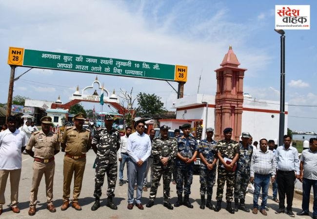 ककरहवा बॉर्डर पर सुरक्षा हुई सख्त, आधुनिक CCTV कैमरों का उद्घाटन