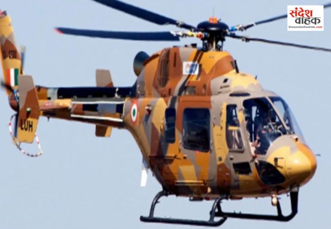 लद्दाख में सेना का चीता हेलीकॉप्टर क्रैश, डिवीजन कमांडर मेजर जनरल सचिन मेहता और दोनों पायलट घायल