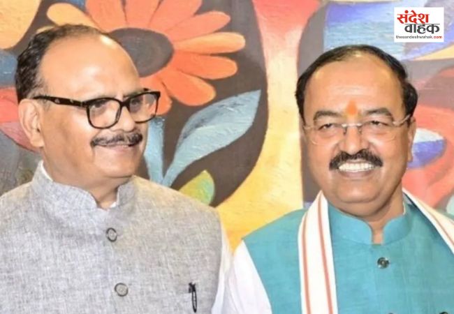 खराब मौसम में फंसा केशव मौर्य और ब्रजेश पाठक का विमान, 3 बार लैंडिंग में फेल होने के बाद भोपाल डायवर्ट