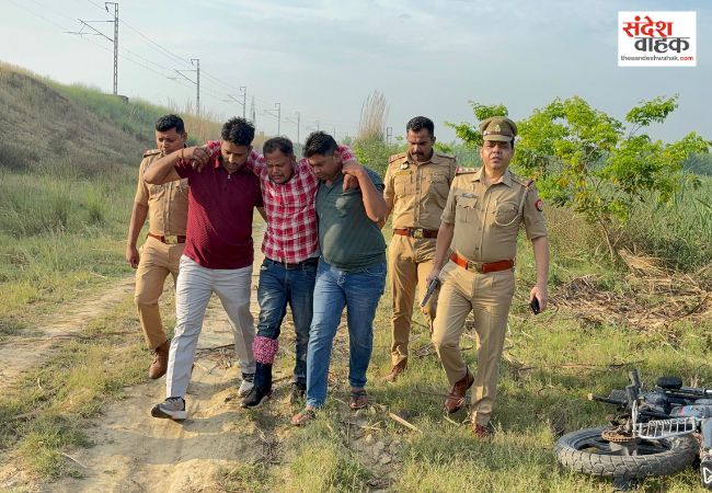 मुजफ्फरनगर पुलिस की 24 घंटे में अपराधियों से 7 मुठभेड़, 10 बदमाश गिरफ्तार