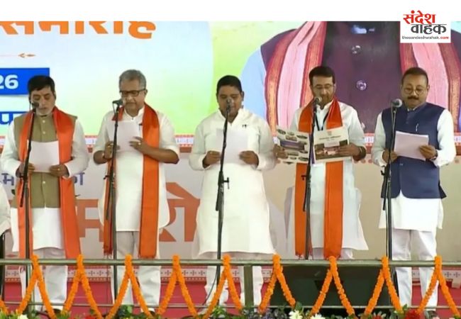 सम्राट चौधरी कैबिनेट का भव्य विस्तार, जातीय संतुलन के साथ निशांत कुमार ने ली मंत्री पद की शपथ