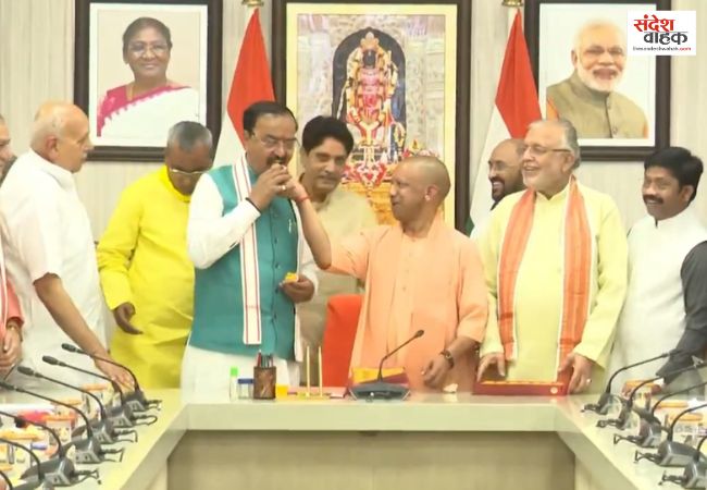 तीन राज्यों की जीत पर गदगद हुए सीएम योगी, बोले- यह 'विकसित भारत' के संकल्प की विजय!