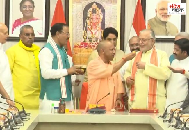 तीन राज्यों की जीत पर गदगद हुए सीएम योगी, बोले- यह 'विकसित भारत' के संकल्प की विजय!