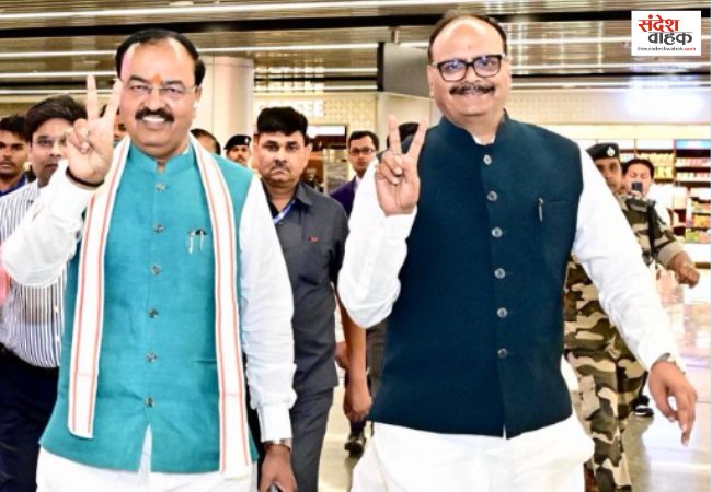 केशव मौर्य ने ब्रजेश पाठक के साथ तस्वीर साझा कर दिया सियासी संदेश, बंगाल विजय को बताया 2027 का 'ट्रेलर'
