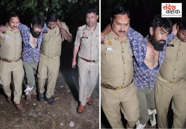 पुलिस मुठभेड़ में एडवोकेट पर चाकू से हमला करने वाला बिलाल घोसी घायल