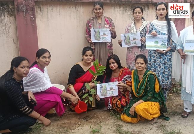 विश्व पर्यावरण दिवस पर जिला प्रोबेशन अधिकारी किया पौधरोपण