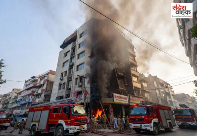 दिल्ली के मालवीय नगर में रेस्टोरेंट में भीषण आग, 10 लोगों की मौत