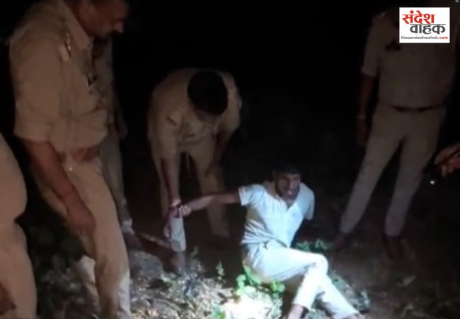 सेंट्रल जेल से भागा इनामी कैदी मुठभेड़ में गिरफ्तार