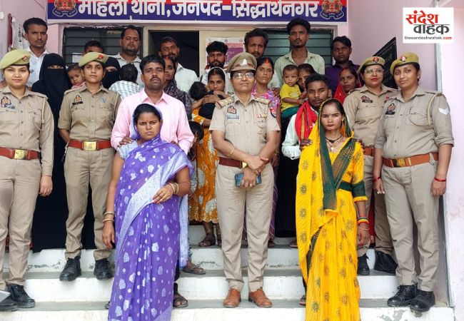 मिशन शक्ति केंद्र की काउंसलिंग से 12 बिखरते परिवार हुए एक