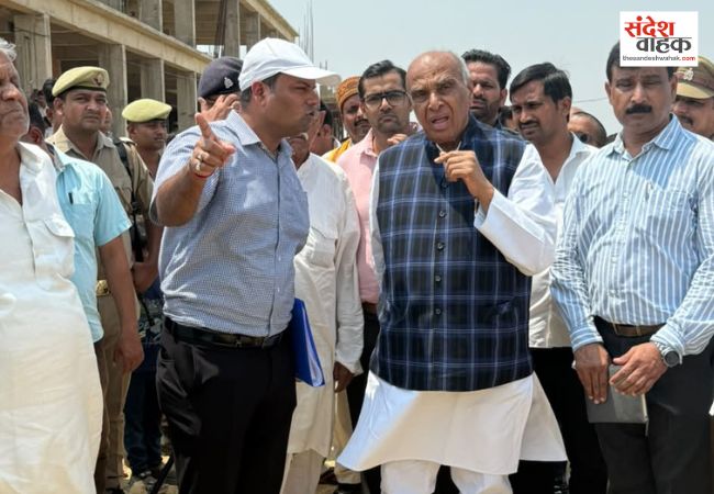 जगदंबिका पाल ने किया वत्सा स्टेशन का निरीक्षण