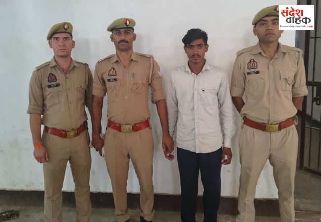 पॉक्सो एक्ट का वांछित गिरफ्तार, पुलिस ने नहर की पुलिया के पास से दबोचा