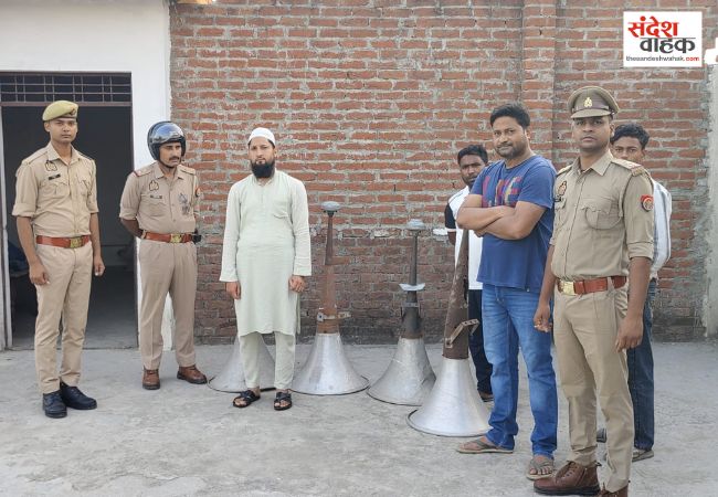 बरेली में 517 धार्मिक व सार्वजनिक स्थलों पर पुलिस की छापेमारी