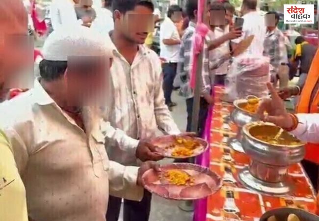 जय श्रीराम बोलने पर ही मिलेगा प्रसाद, वायरल वीडियो से सोशल मीडिया पर मचा बवाल