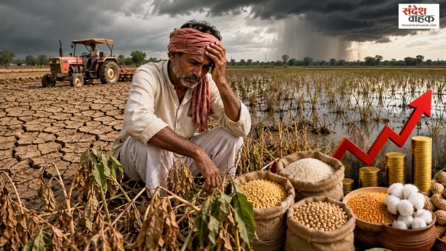 मानसून की बेरुखी से खरीफ बुवाई 23% घटी, El Nino की वजह से महंगाई का भी खतरा