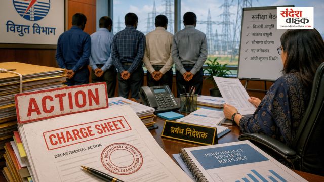 बिजली विभाग में बड़ा एक्शन: 5 इंजीनियरों पर गिरी गाज, एमडी ने जारी की चार्जशीट