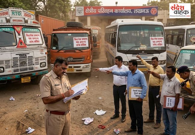 बिना सेंटर पहुंचे ही 10 हजार से अधिक वाहनों को जारी हो गया फिटनेस सर्टिफिकेट