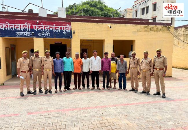 लंबे समय से फरार चल रहे 8 गैर जमानती वारंटी गिरफ्तार