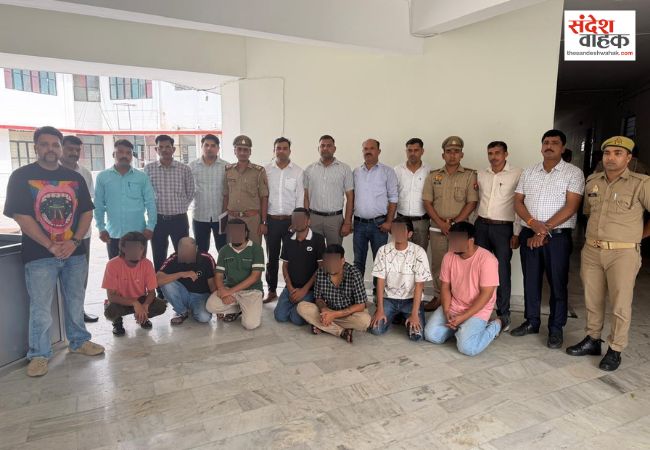 लखनऊ में इंटरनेशनल कॉल सेंटर पर क्राइम ब्रांच का छापा