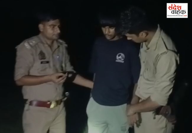आलोक नगर लूटकांड के दो बदमाश मुठभेड़ में गिरफ्तार