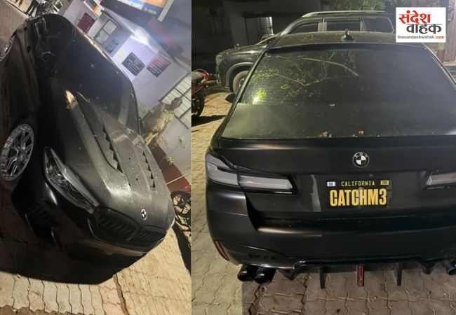 लखनऊ में BMW से 26 लाख कैश बरामद