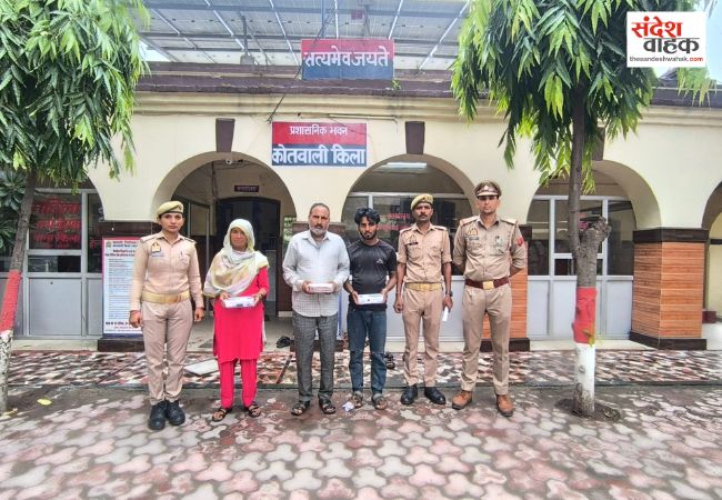 नकली सोना देकर 20 लाख और असली जेवर ठगने वाले गिरोह के 3 सदस्य गिरफ्तार