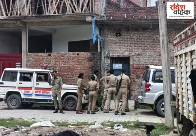 गोरखपुर में पेंट कारोबारी के घर ATS का छापा, घंटों चली तलाशी, साइबर ठगी कनेक्शन की जांच