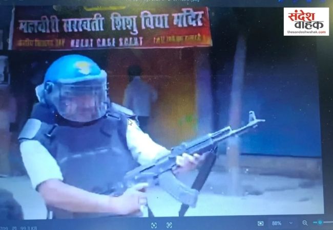 सीवान छात्र आंदोलन में AK-47 से फायरिंग करने वाला जवान सस्पेंड
