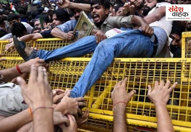 CJP प्रदर्शन में शामिल छात्रों को राहत, शांतिपूर्ण प्रदर्शनकारियों पर नहीं होगी सख्त कार्रवाई