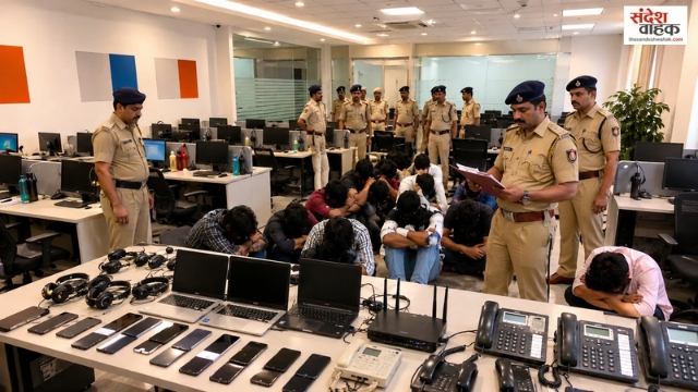 Lucknow Fake Call Centre Raid