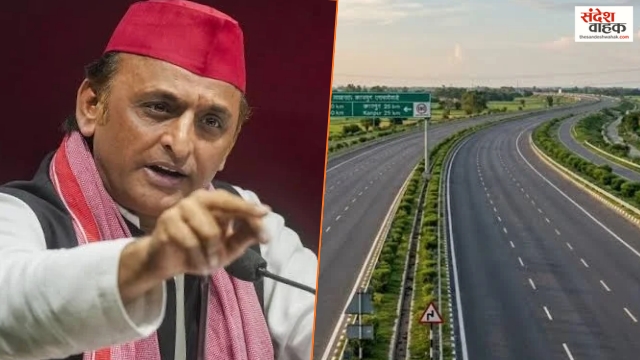 '4700 करोड़ का एक्सप्रेसवे धंसा?' अखिलेश के 4 सवालों से गरमाई सियासत, BJP-NHAI का पलटवार