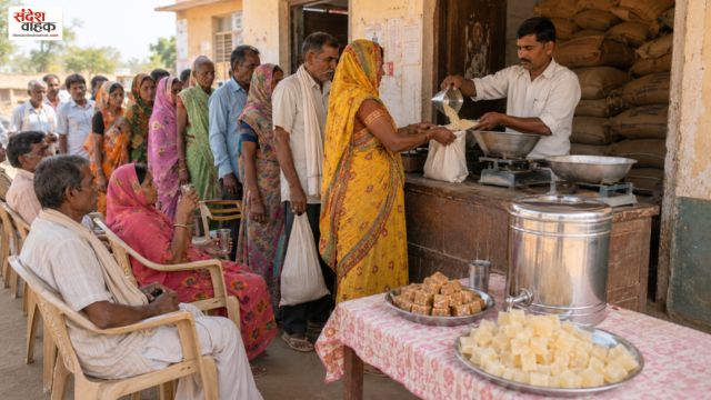 UP: अब राशन की दुकान पर सिर्फ अनाज नहीं, मिलेगी कुर्सी, पानी और गुड़-पेठे की सुविधा