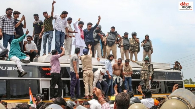 Bhopal Farmers Protest