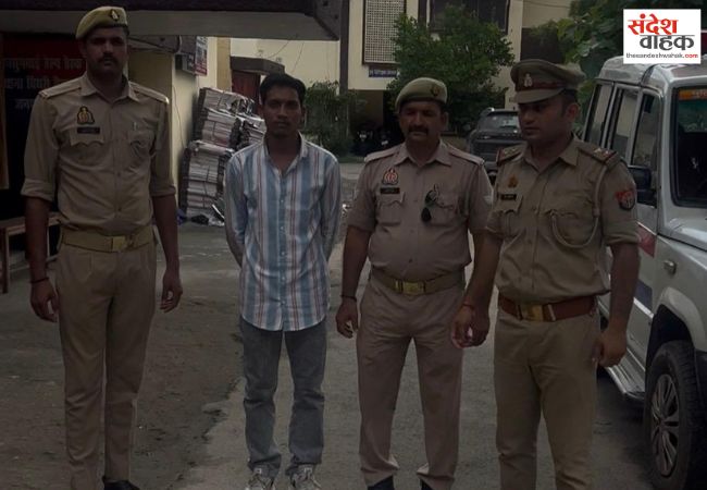 पॉक्सो एक्ट का वांछित आरोपी गिरफ्तार