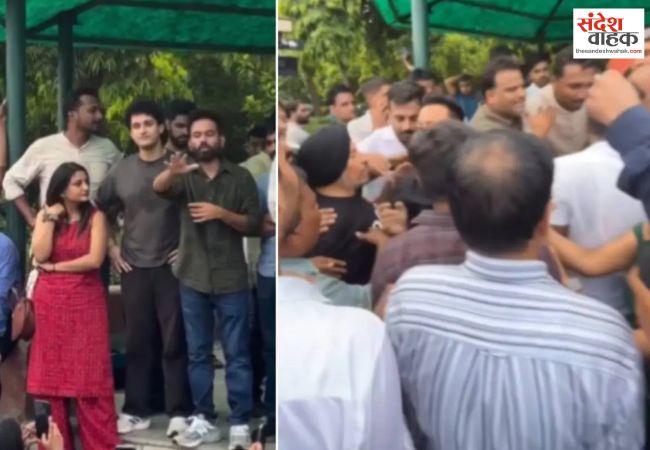 सोसाइटी के पार्क में बैठक करने पहुँचे अभिजीत दीपके को लोगों ने खदेड़ा, बोले- यहां नौटंकी नहीं चलेगी