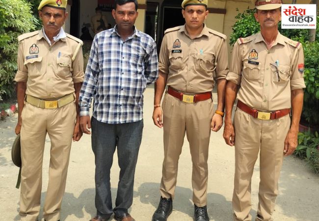 घर में घुसकर महिला से मारपीट करने का आरोपी गिरफ्तार