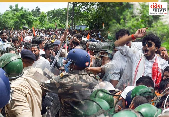 रांची में विधानसभा घेराव करने वाले 600 प्रदर्शनकारियों पर FIR, 100 नामजद